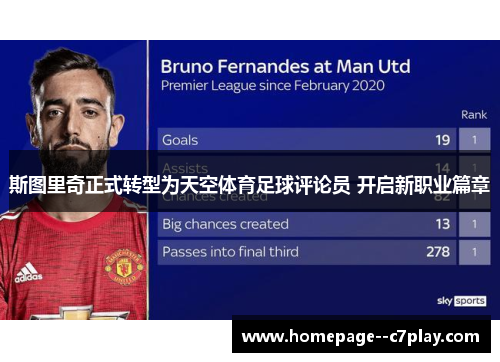 斯图里奇正式转型为天空体育足球评论员 开启新职业篇章 斯图里奇正式转型为天空体育足球评论员 开启新职业篇章